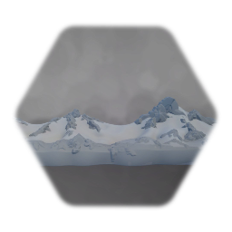 Distant Background Snowy Mountains