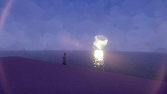 alone in middel of sea