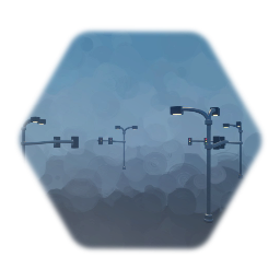 Destructable light poles intersection