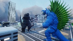 Godzilla wins
