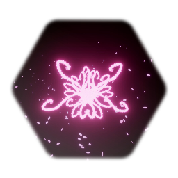 Snowflake of light