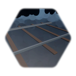 Cartoonish\realistic train