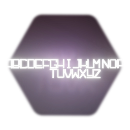 NEON ALPHABET