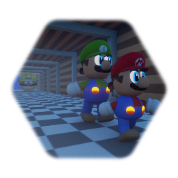 Wario apparition but Mario and luigi escaped