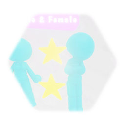 <Male and female bases> V1