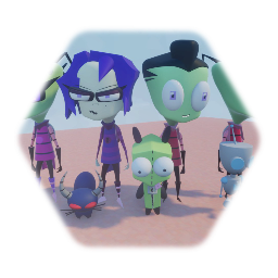 Invader Zim and invader Tak