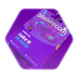 LukeAndBeyond's #DreamsCom21 Lanyard