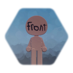 Flat Blank Sliding Platforming Puppet