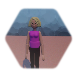 Blonde Female Puppet