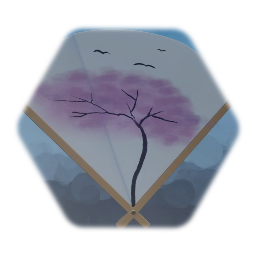 Japanese 3 Panel Fan