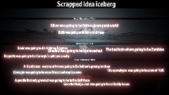 Scrapped idea iceberg