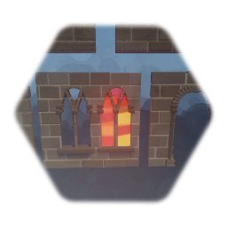 Castle Wall Components #CUAJ Template - Gothic Castle