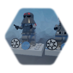 STAR WARS LEGO  MINIFIGURE  DEATH star OFFICER & AT AT officer