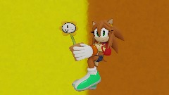 Ashley and Flowey (Undertale yellow)