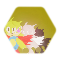 Paper SuperSonic Puppet