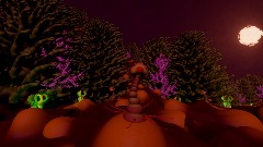 Alien Mushroom in an Alien Forest
