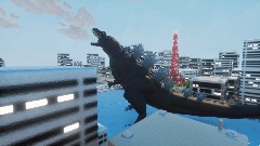 Godzilla at worlds end! Clasic