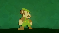 Pixel Luigi Dances to Bramble Blast