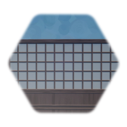 Japanese floor screen