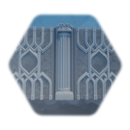 Palatial Wall, Arched with Columns