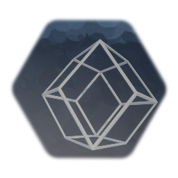 Wireframe Rhombic Dodecahedron