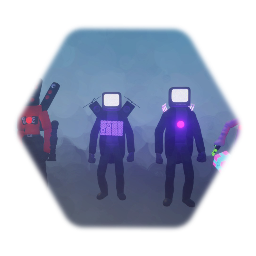 Titan Tv Man,Cinema Man,Titan PC Man,Titan Speakerman Bots