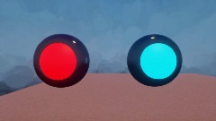 Red button or blue button