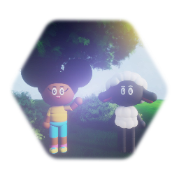 Amanda The Adventurer and Wooly The Sheep