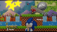 Sonic the hedgehog 1 fan-pixel-art with audio