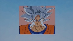 Goku Ultra Instinct Painting