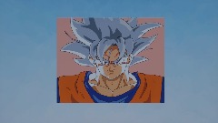 Goku Ultra Instinct Painting