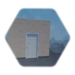 Brick Wall w/ Door