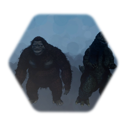 Showa king kong and 1966 Godzilla  for animation