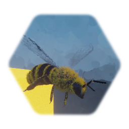 Flying Honey Bee