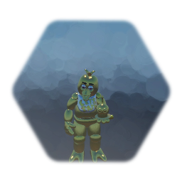 Golden Chica made of actual gold