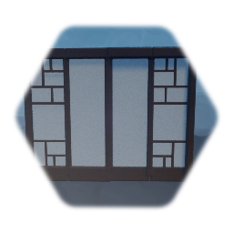 Wooden slide Door ( With doorway )