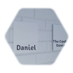 Daniel & The Cooler Daniel Meme (Rock Slime)
