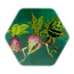 The living veggies (mobs)