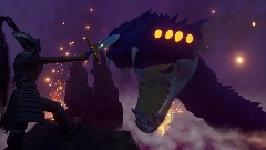 Dark hero vs python serpent of the firey heavens