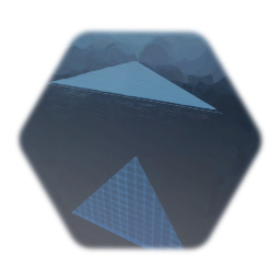 Glass Triangular Prism