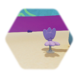 Bikini bottom furniture piece 2 clam chair