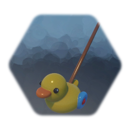 Distressed Duckie on Wheels