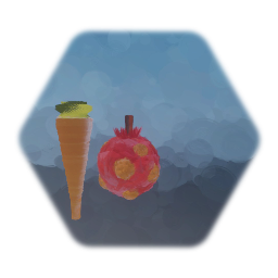 Slime rancher food paintings