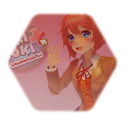 Sayori from.(doki-doki literature club)