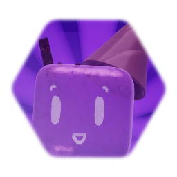 <clue> Purple Ice cube