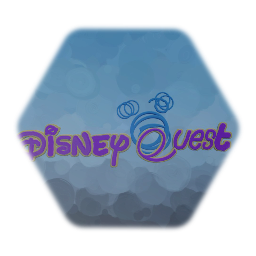 Disney Quest Oversimplifed logo Outlined