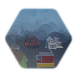 Hello Neighbor 2 less detailed houses