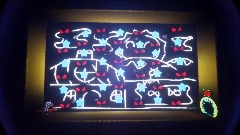 Stage 12: A Child's Neon Chalk Drawing