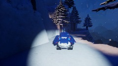 Captain SCARLET vehicle SPV mont set snow