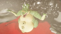 Cave with scientific room